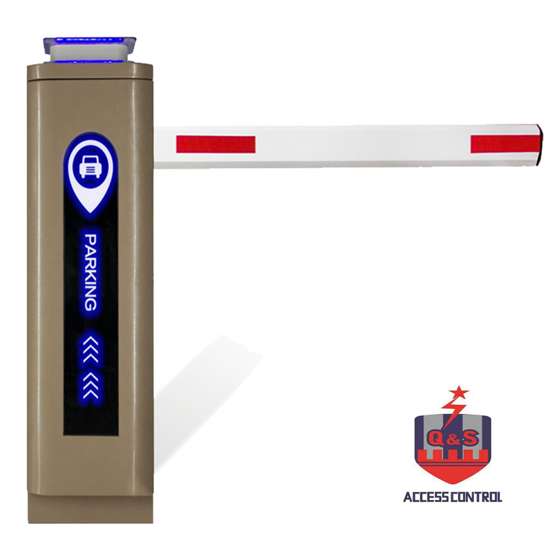 HBF11-S4.5 4M 1.5S DC24V Straight Arm Luxury LED Light on Front & Top Cabinet Boom Barrier